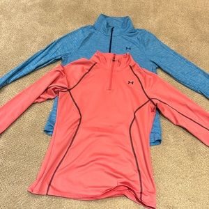 Two - Woman’s Under Armour Quarter Zip